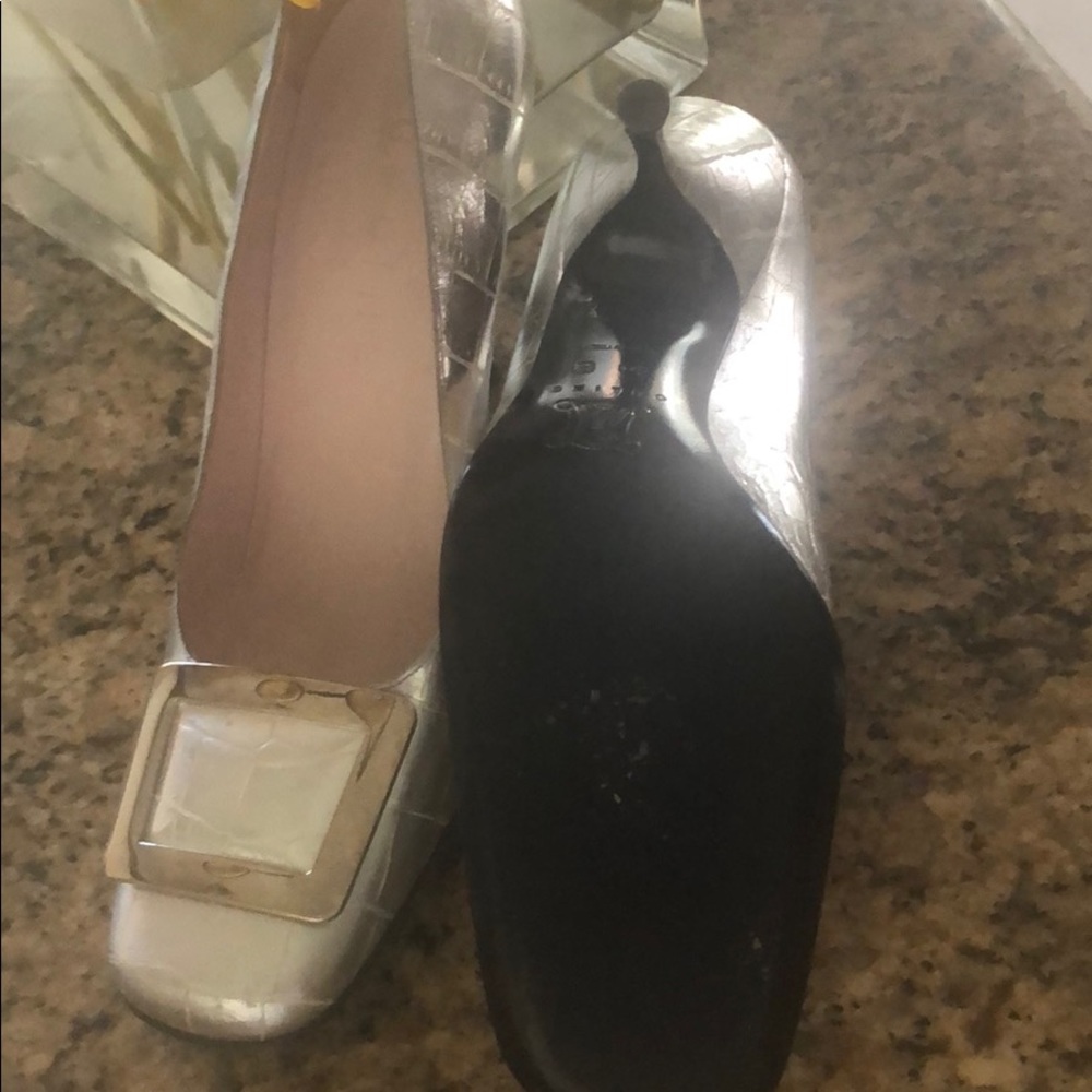 Celine Fauc croc 🐊 silver pumps - Picture 6 of 10